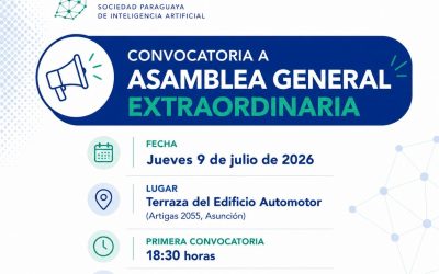 Convocatoria a Asamblea General Extraordinaria de SOPAIA: Hacia la consolidación de la gobernanza institucional