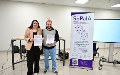 SOPAIA y PMI Capítulo Asunción firman convenio para investigar la adopción de inteligencia artificial en la gestión de proyectos
